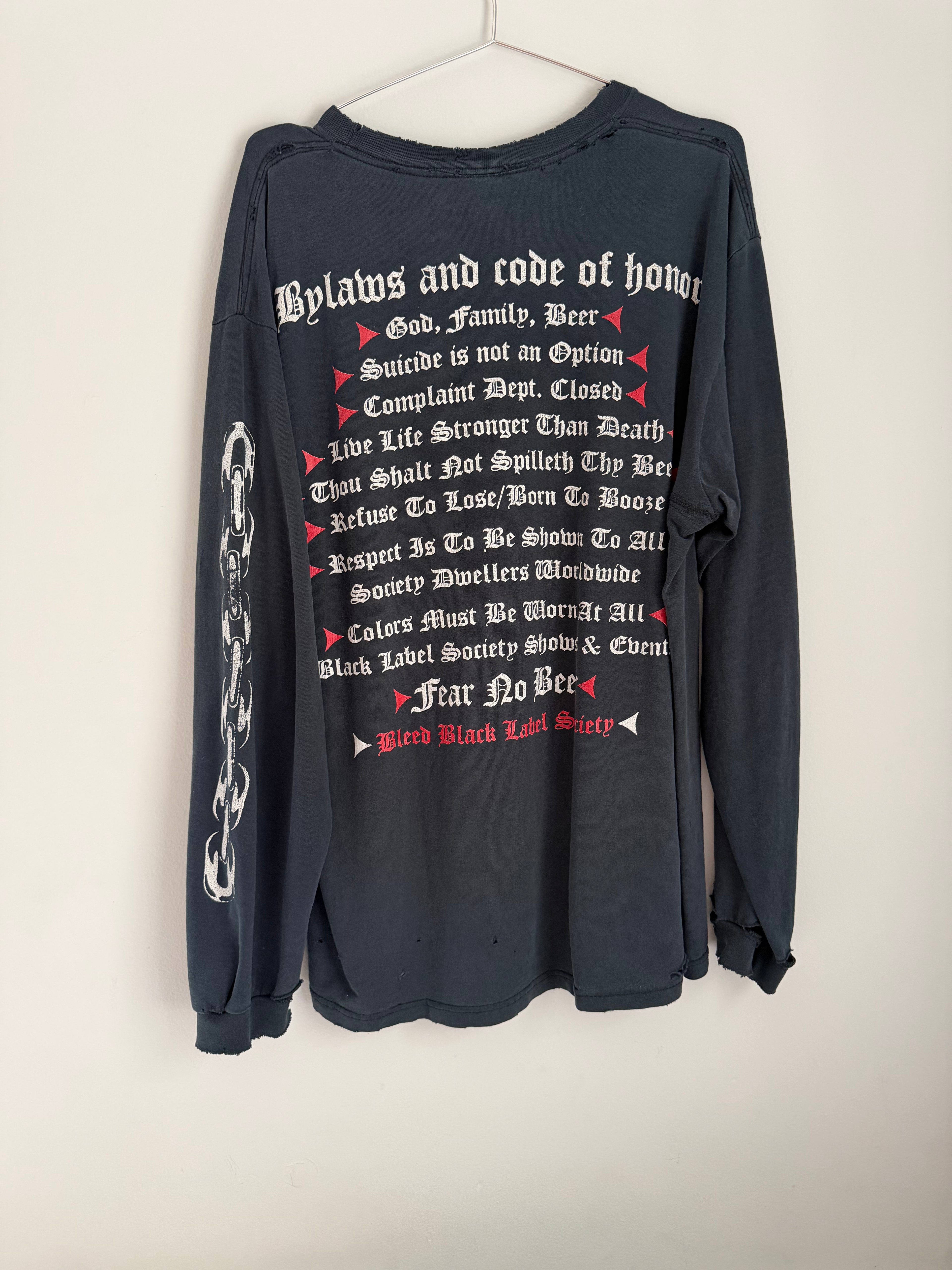 Vintage Black Label Society Tee Size XL