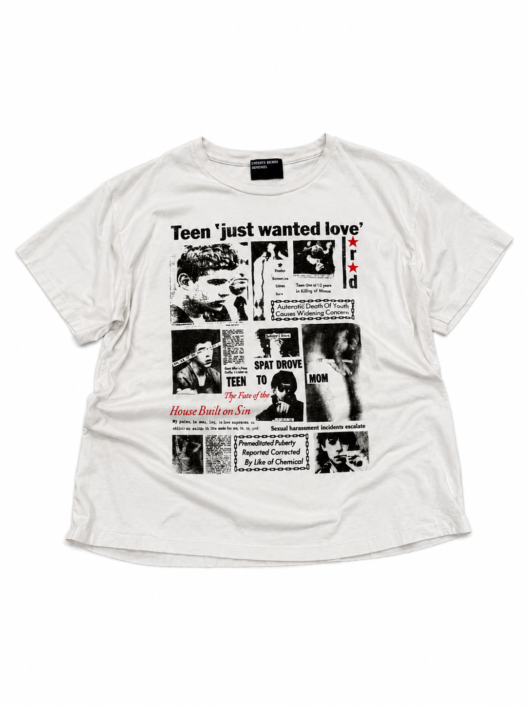ERD “teen just wanted love” tee size L