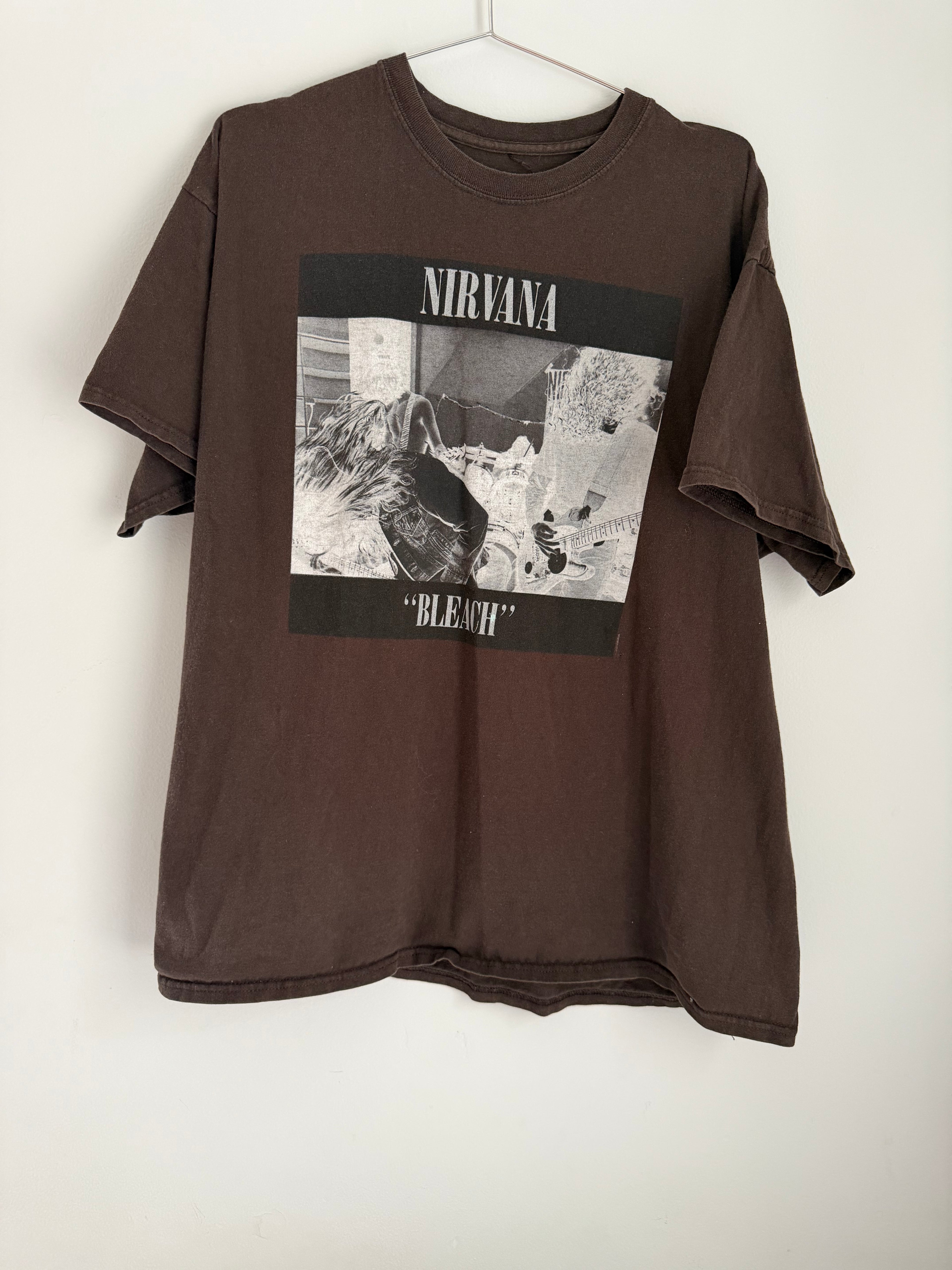 Vintage Nirvana Bleach Tee Size XL