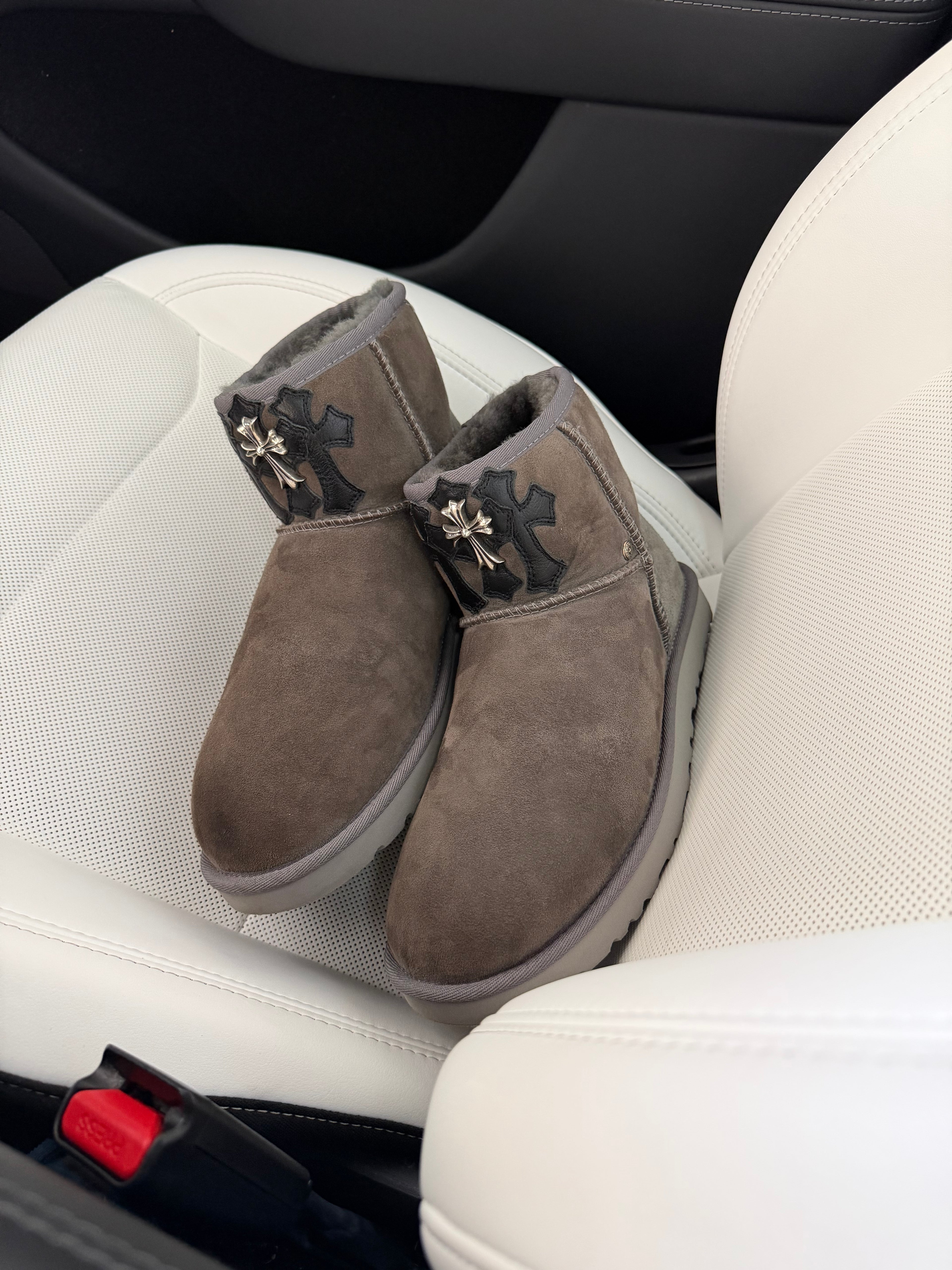 1 of 2 chrome hearts uggs size 9 (fits 9.5)