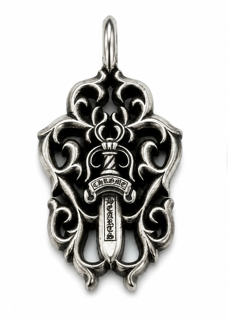 Chrome hearts vine dagger pendant