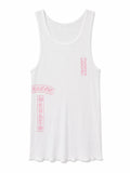 Chrome hearts pink T-bar tank top size XL