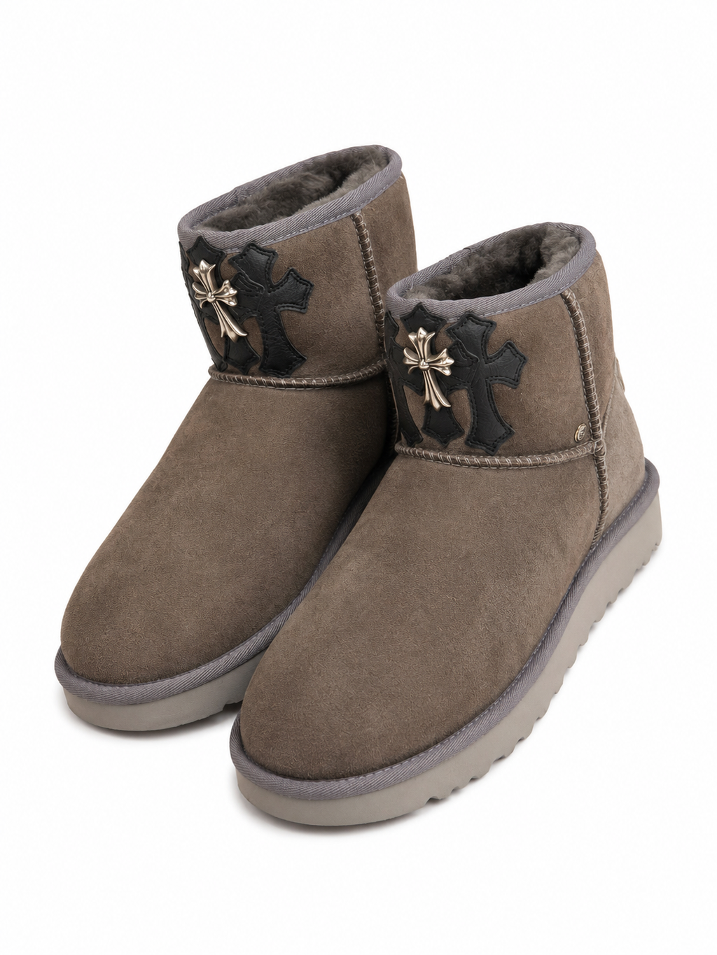 1 of 2 chrome hearts uggs size 9 (fits 9.5)