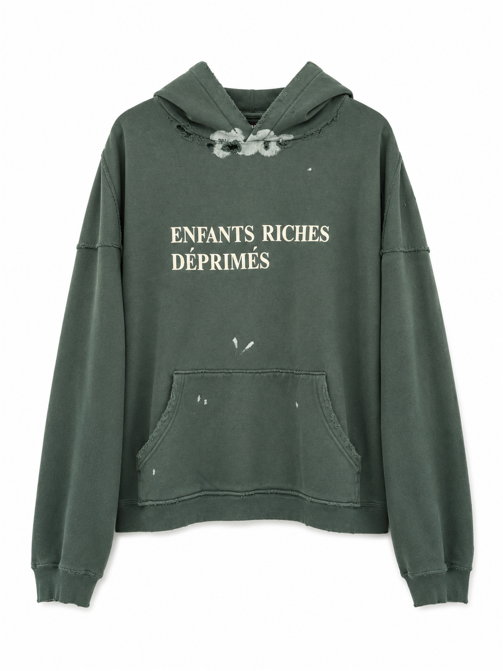 ERD seafoam bleach logo hoodie size XL