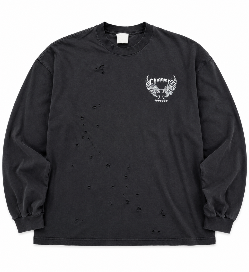 Vintage choppers longsleeve size L