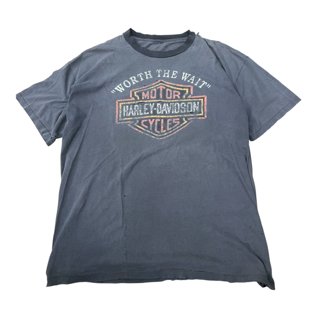 Vintage Harley Davidson ringer tee size XL
