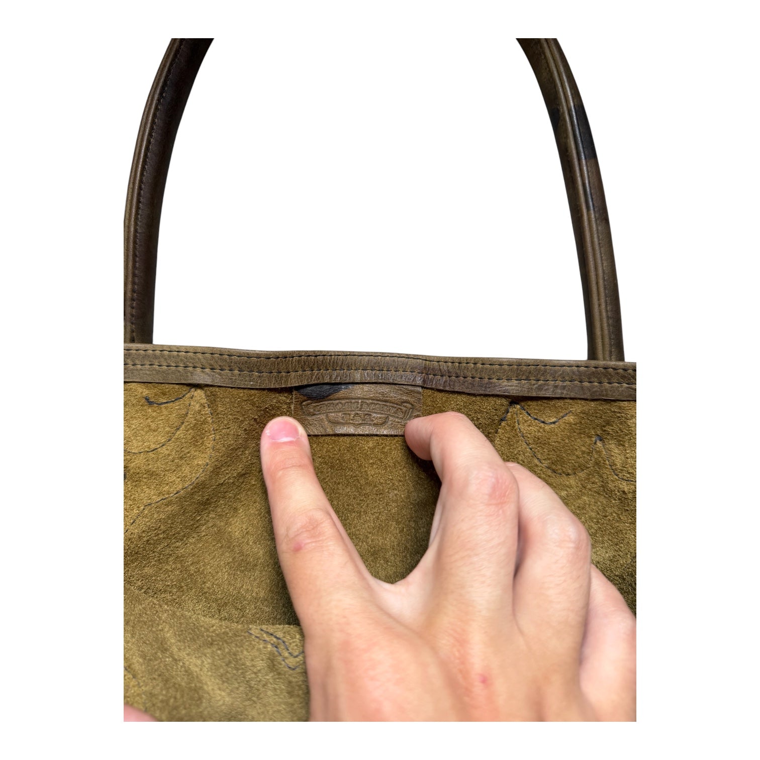 Chrome hearts vintage big cross camo tote