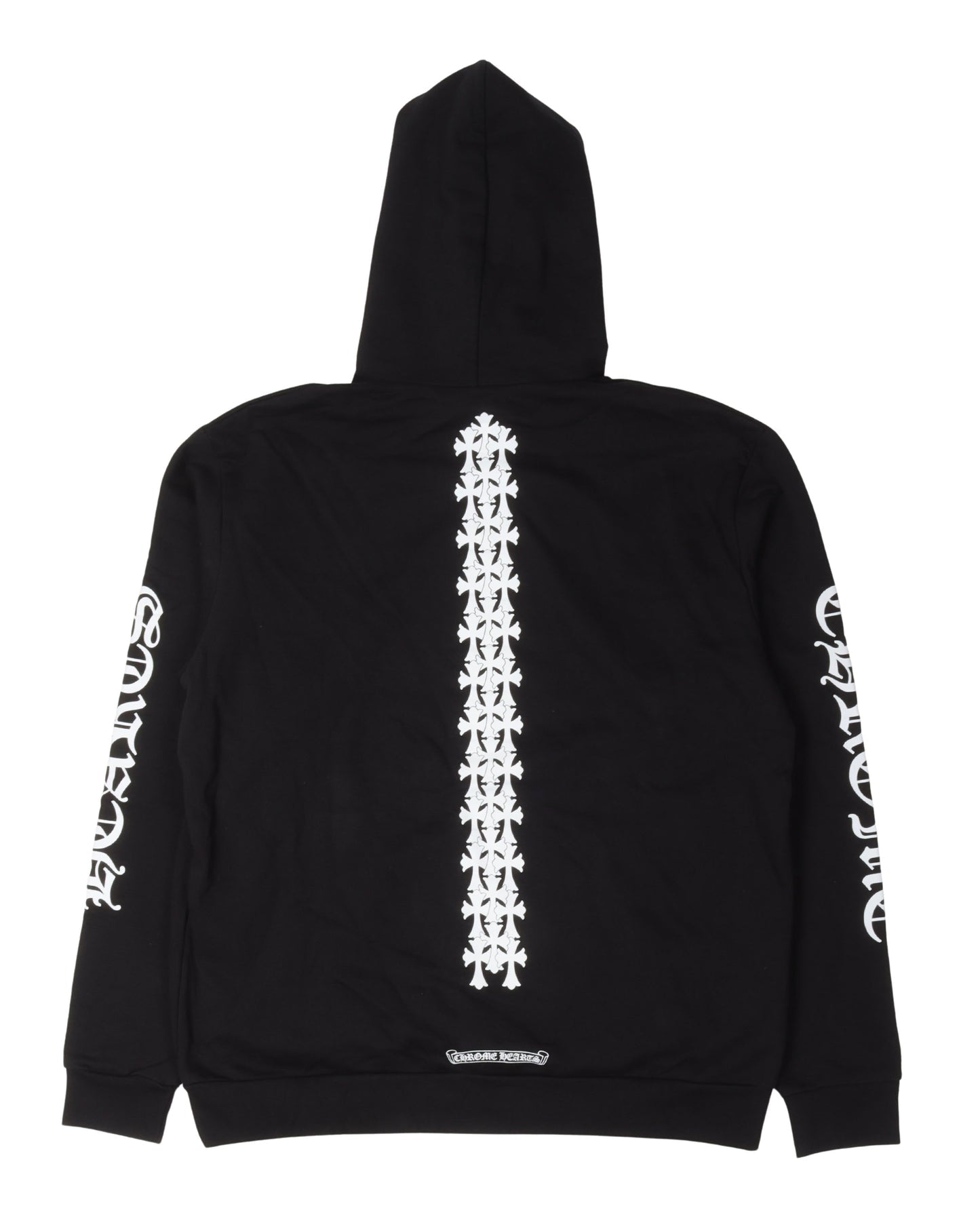 Chrome hearts triple cross spine hoodie size L