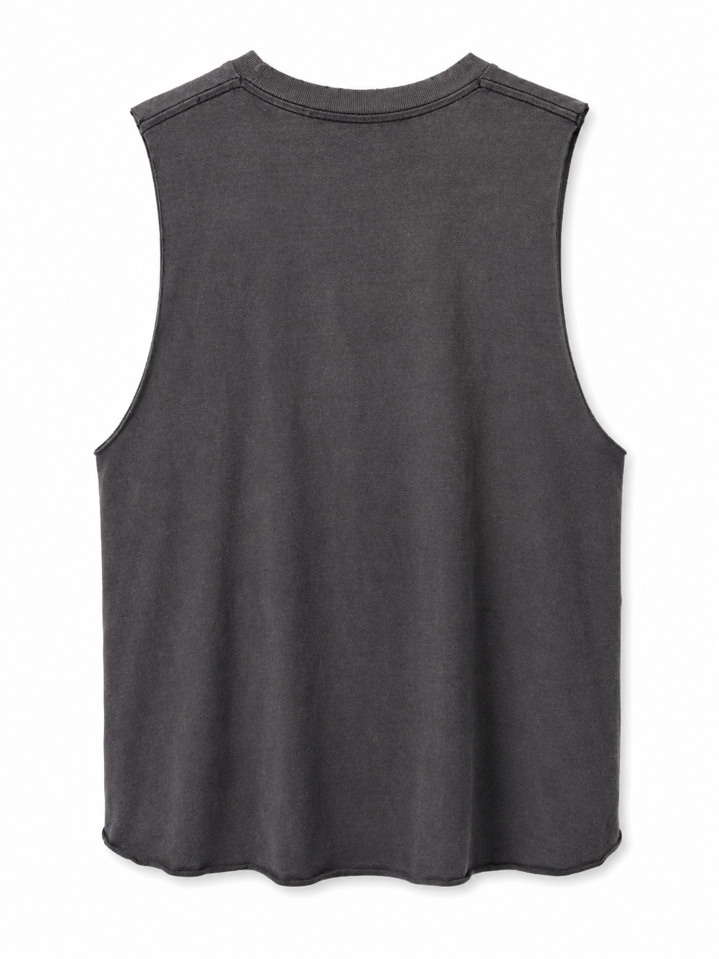 Vintage blank faded cut off size L
