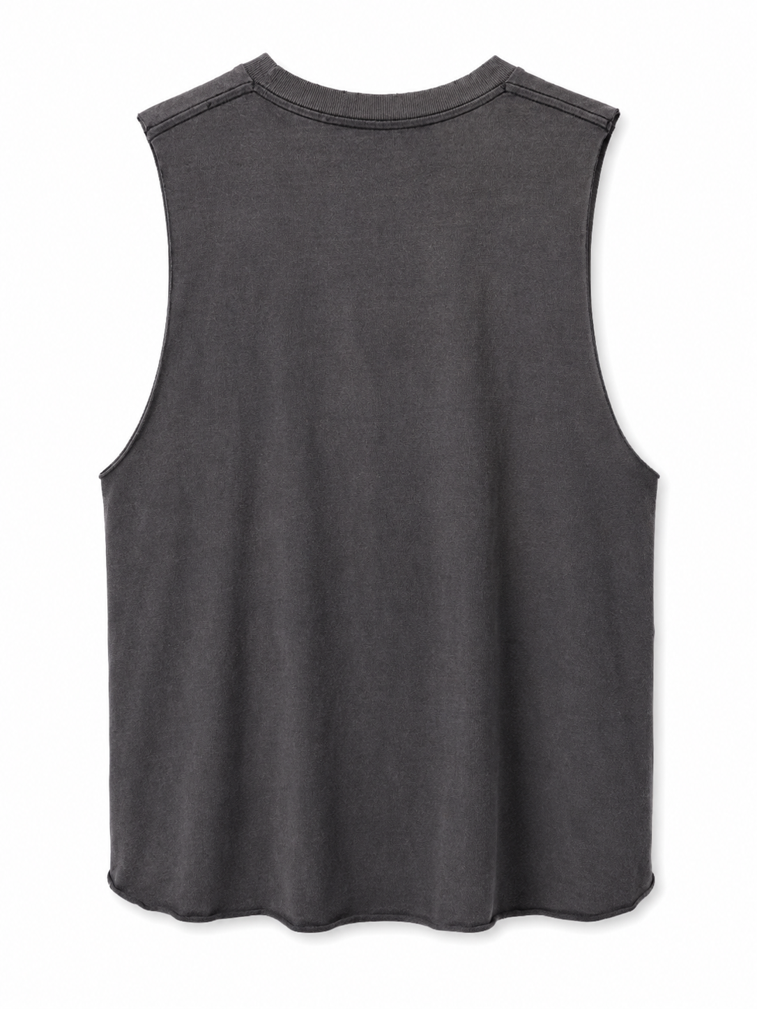 Vintage blank faded cut off size L