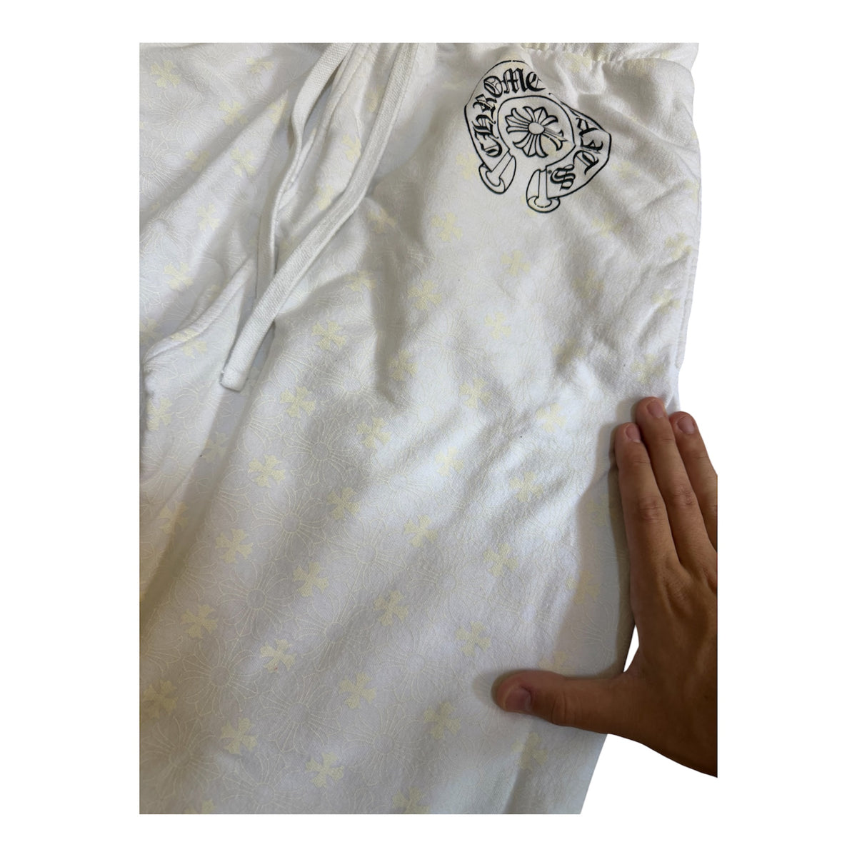 Chrome hearts all over monogram print sweats size L
